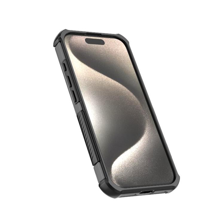 For iPhone 16 Pro Skin-friendly Magnetic PC + TPU Hybrid Shockproof Phone Case