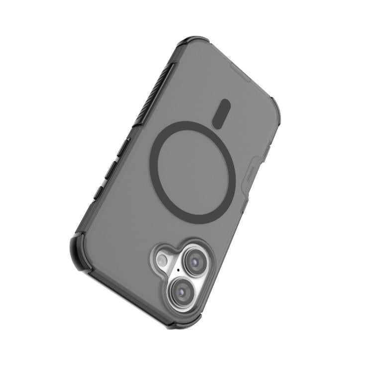 For iPhone 16 Skin-friendly Magnetic PC + TPU Hybrid Shockproof Phone Case