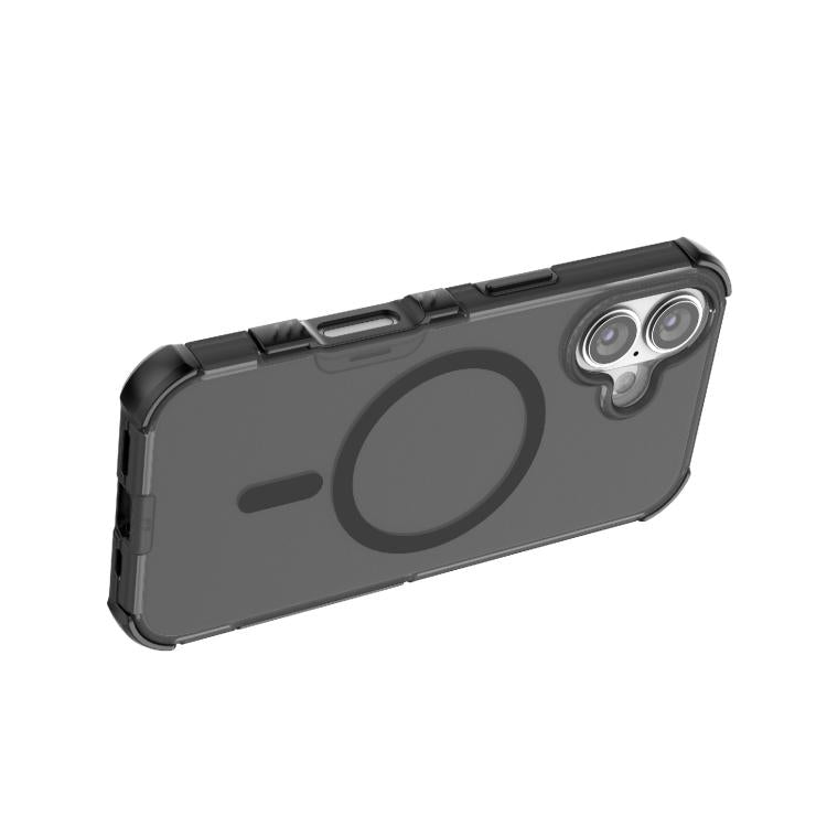 For iPhone 16 Skin-friendly Magnetic PC + TPU Hybrid Shockproof Phone Case