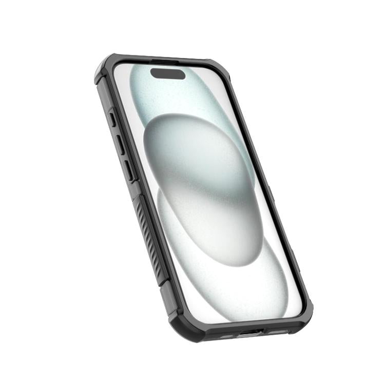 For iPhone 16 Skin-friendly Magnetic PC + TPU Hybrid Shockproof Phone Case