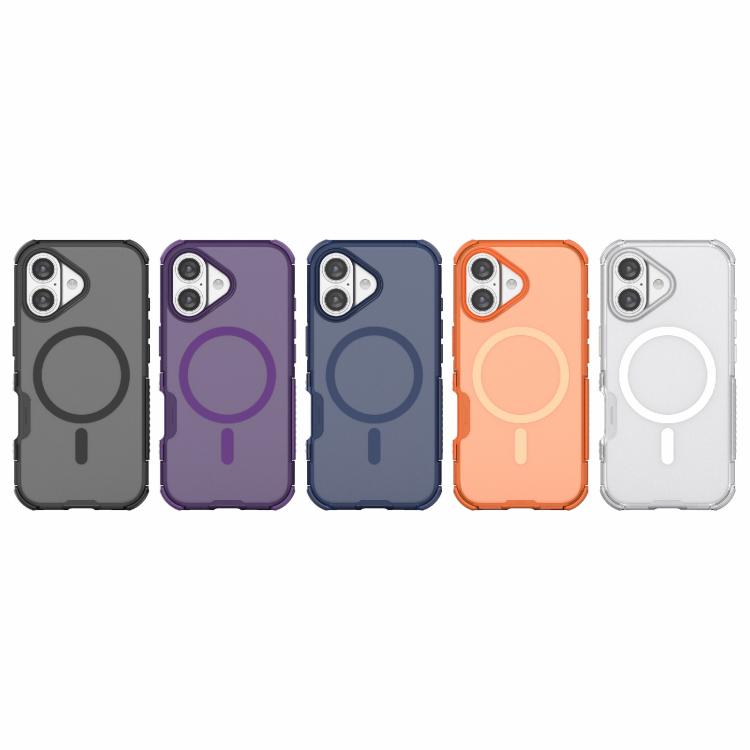 For iPhone 17 Skin-friendly Magnetic PC + TPU Hybrid Shockproof Phone Case
