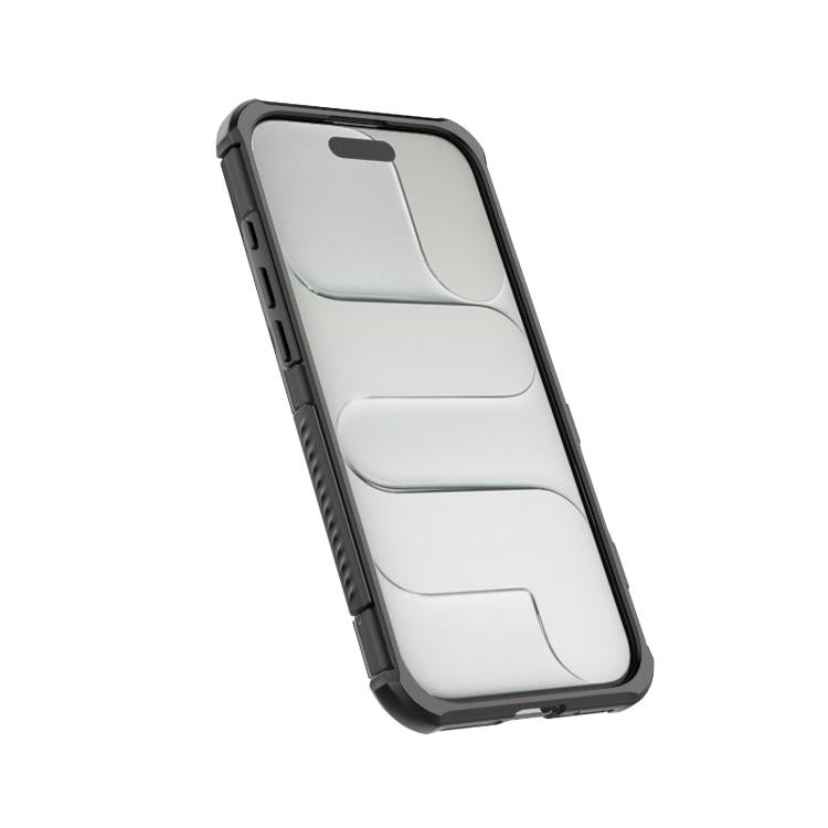 For iPhone Air Skin-friendly Magnetic PC + TPU Hybrid Shockproof Phone Case