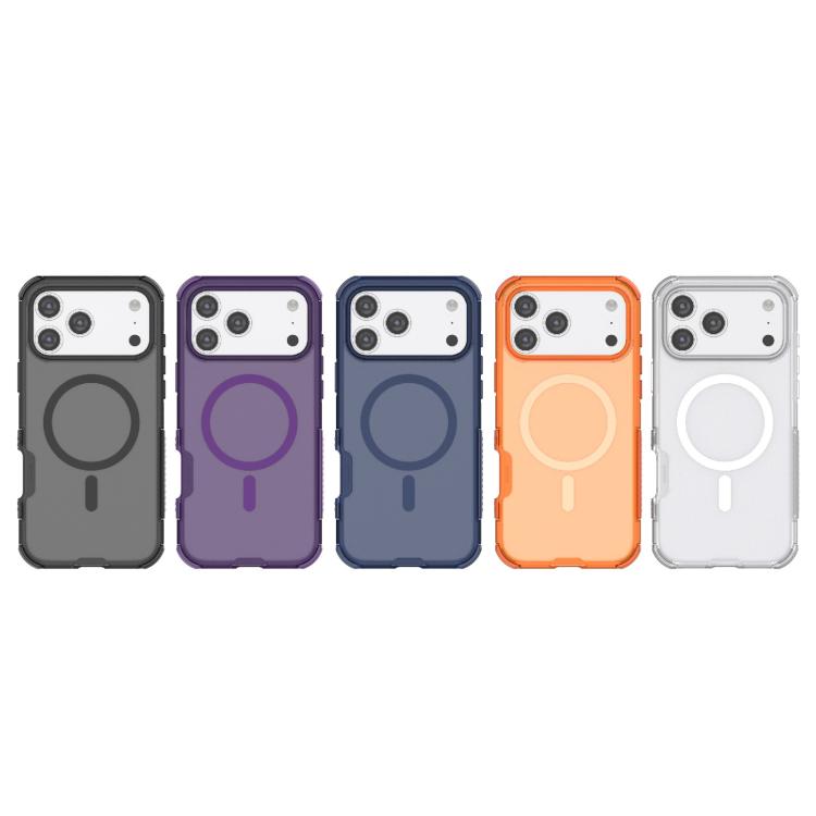 For iPhone 17 Pro Max Skin-friendly Magnetic PC + TPU Hybrid Shockproof Phone Case