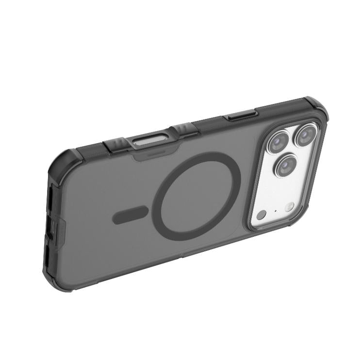 For iPhone 17 Pro Max Skin-friendly Magnetic PC + TPU Hybrid Shockproof Phone Case