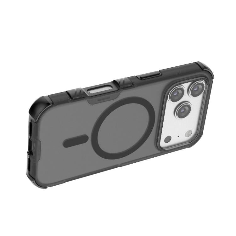 For iPhone 17 Pro Skin-friendly Magnetic PC + TPU Hybrid Shockproof Phone Case