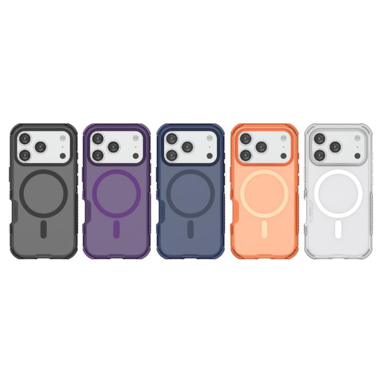 For iPhone 17 Pro Skin-friendly Magnetic PC + TPU Hybrid Shockproof Phone Case
