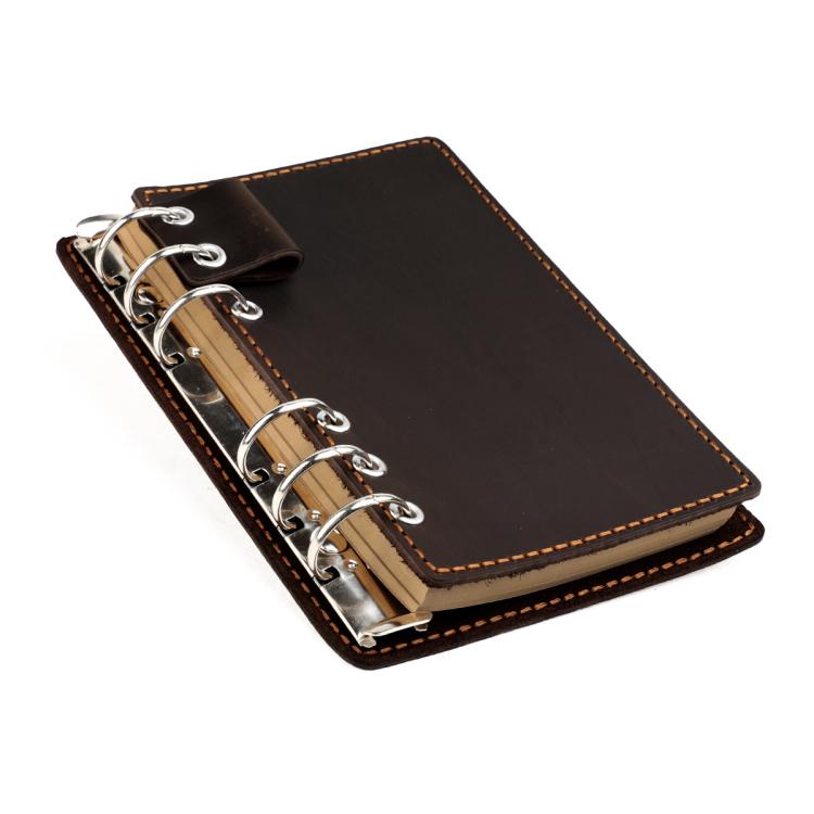 Vintage Genuine Leather Notebook Detachable Loose-Leaf Travel Account Book