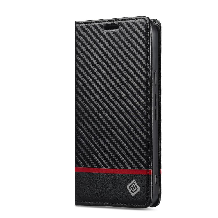 For Google Pixel 10a LC.IMEEKE Carbon Fiber Leather Phone Case
