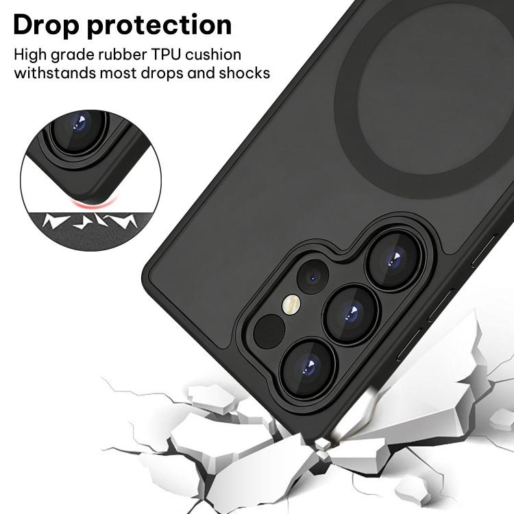 For Samsung Galaxy S26 Ultra 5G XDcase Skin Feel Magnetic Frosted Phone Case with Lens Film