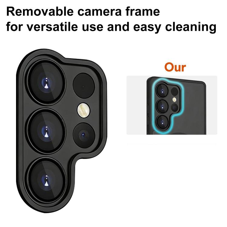 For Samsung Galaxy S26 Ultra 5G XDcase Skin Feel Magnetic Frosted Phone Case with Lens Film