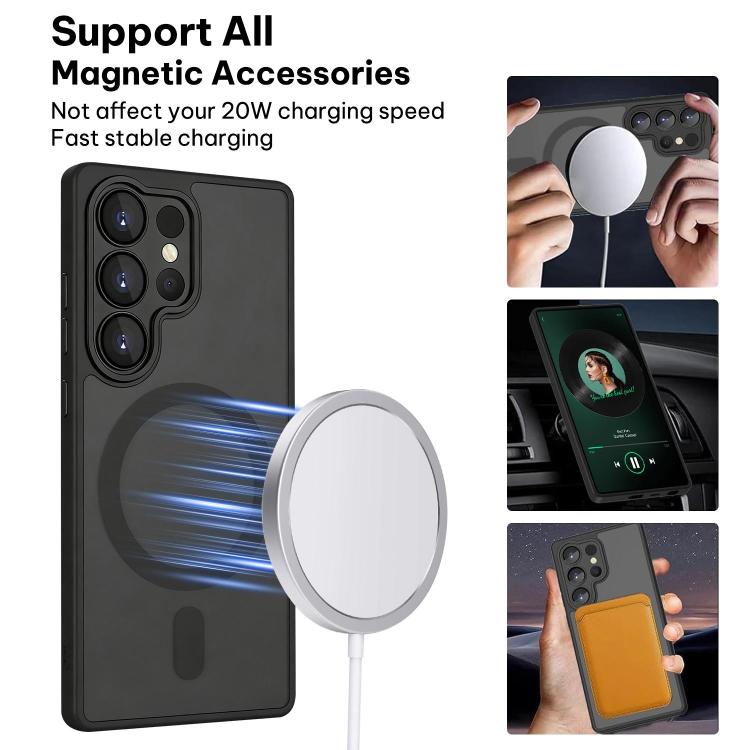 For Samsung Galaxy S26 Ultra 5G XDcase Skin Feel Magnetic Frosted Phone Case with Lens Film