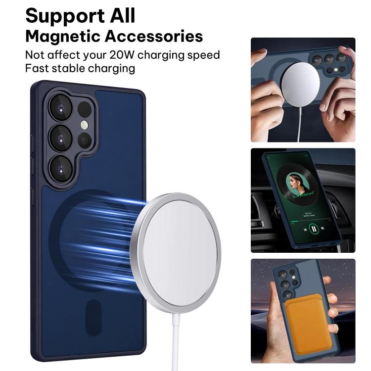 For Samsung Galaxy S26 Ultra 5G XDcase Skin Feel Magnetic Frosted Phone Case with Lens Film