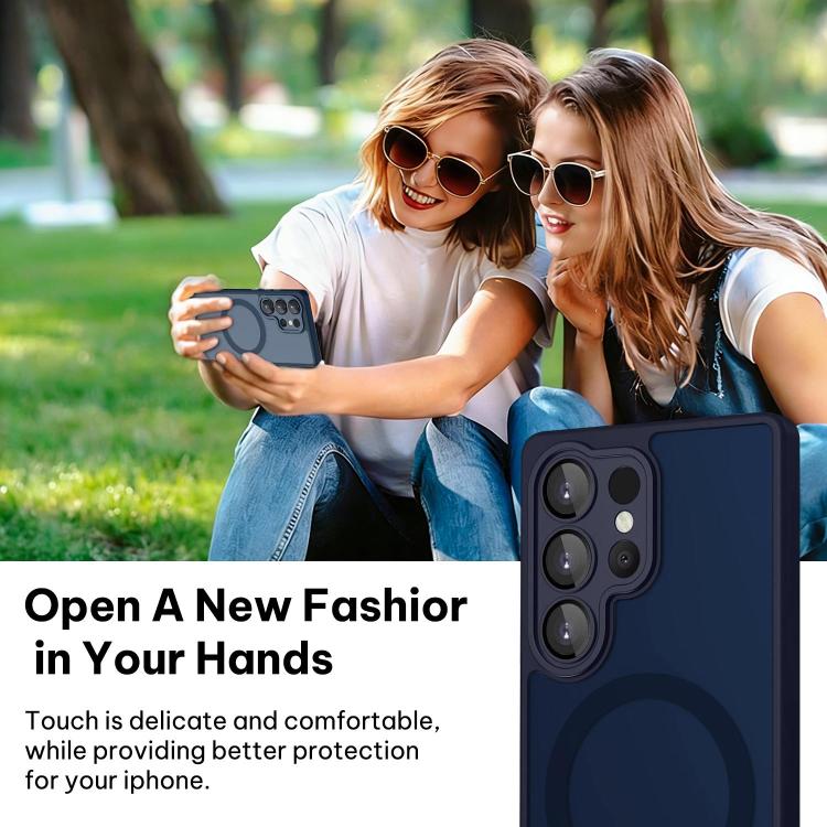 For Samsung Galaxy S26 Ultra 5G XDcase Skin Feel Magnetic Frosted Phone Case with Lens Film