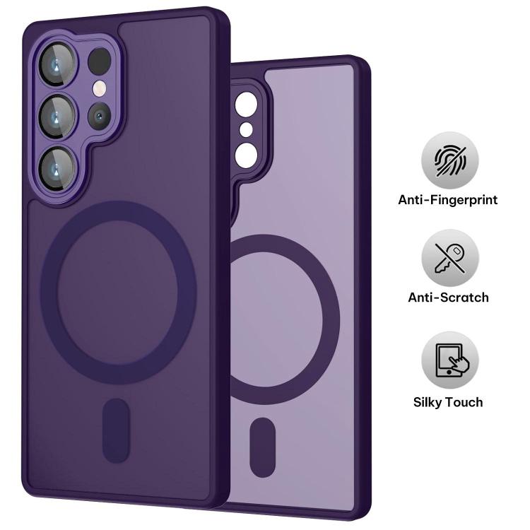 For Samsung Galaxy S26 Ultra 5G XDcase Skin Feel Magnetic Frosted Phone Case with Lens Film