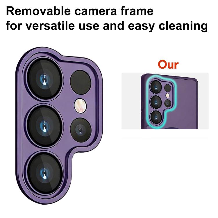 For Samsung Galaxy S26 Ultra 5G XDcase Skin Feel Magnetic Frosted Phone Case with Lens Film