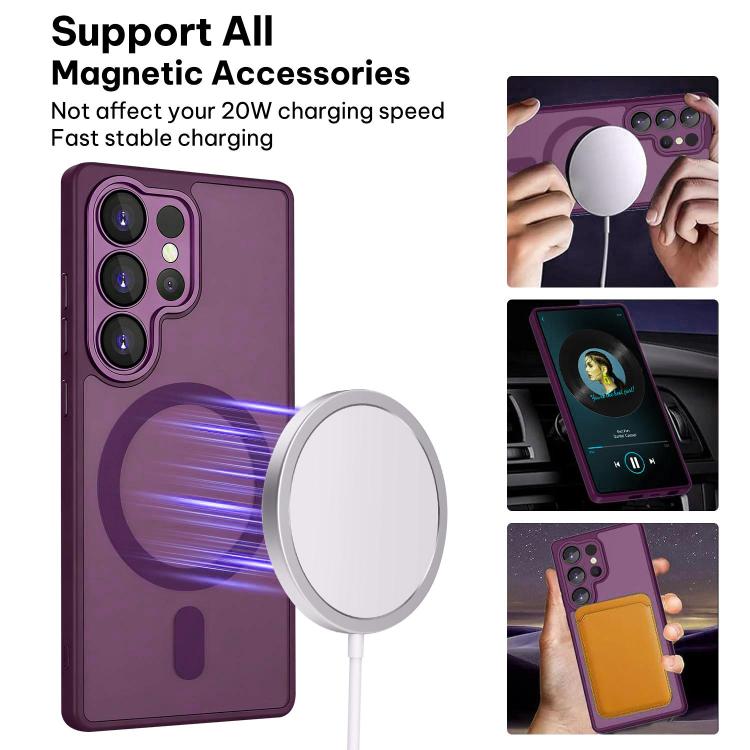 For Samsung Galaxy S26 Ultra 5G XDcase Skin Feel Magnetic Frosted Phone Case with Lens Film