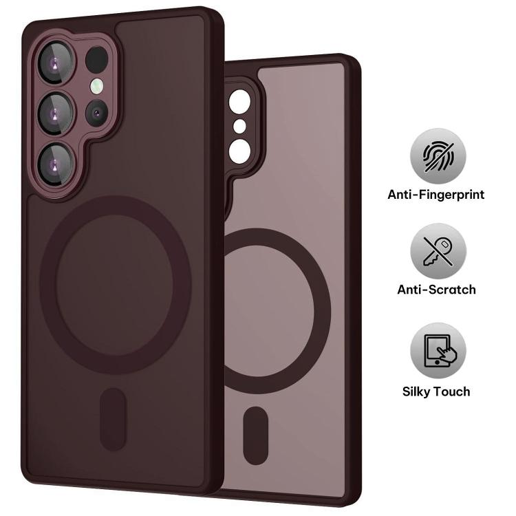 For Samsung Galaxy S26 Ultra 5G XDcase Skin Feel Magnetic Frosted Phone Case with Lens Film