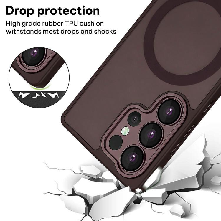 For Samsung Galaxy S26 Ultra 5G XDcase Skin Feel Magnetic Frosted Phone Case with Lens Film