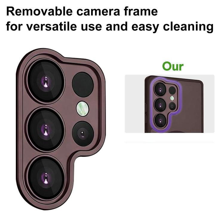 For Samsung Galaxy S26 Ultra 5G XDcase Skin Feel Magnetic Frosted Phone Case with Lens Film
