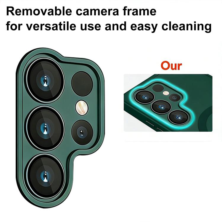 For Samsung Galaxy S26 Ultra 5G XDcase Skin Feel Magnetic Frosted Phone Case with Lens Film