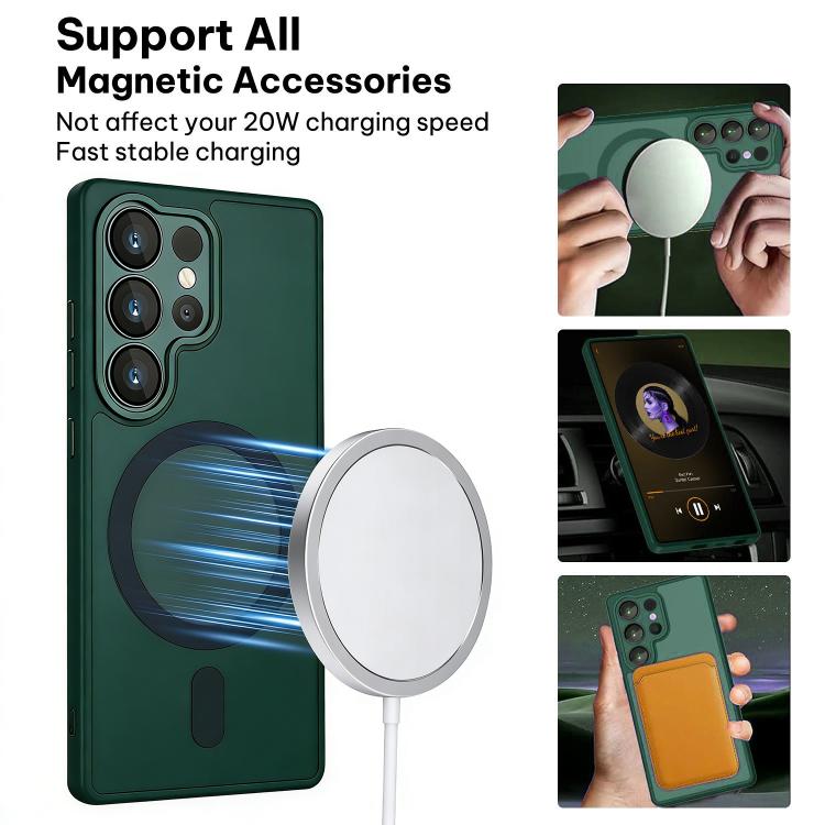 For Samsung Galaxy S26 Ultra 5G XDcase Skin Feel Magnetic Frosted Phone Case with Lens Film