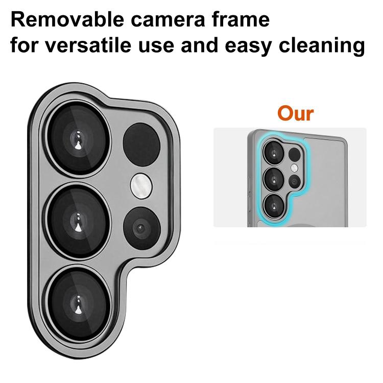 For Samsung Galaxy S26 Ultra 5G XDcase Skin Feel Magnetic Frosted Phone Case with Lens Film