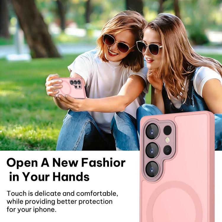 For Samsung Galaxy S26 Ultra 5G XDcase Skin Feel Magnetic Frosted Phone Case with Lens Film