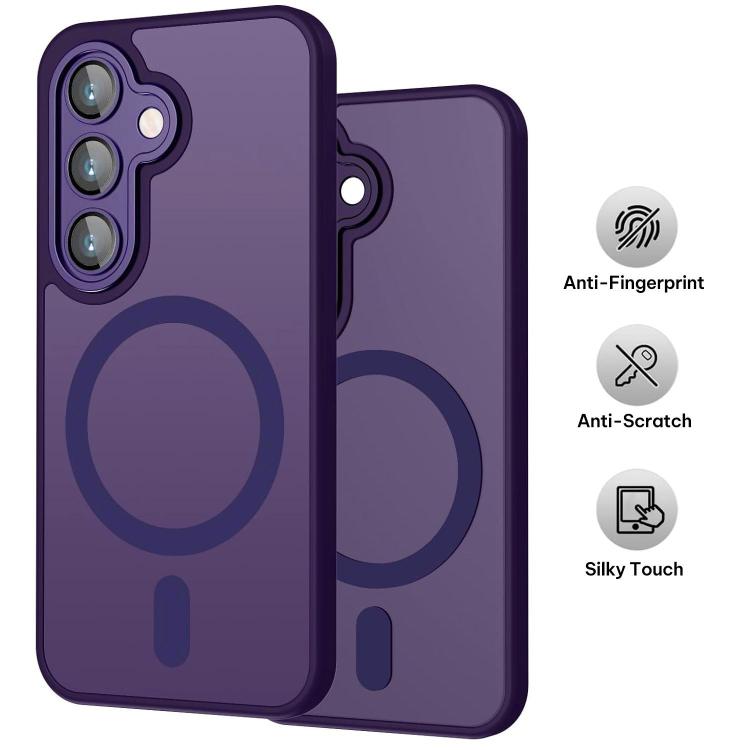 For Samsung Galaxy S26+ 5G XDcase Skin Feel Magnetic Frosted Phone Case with Lens Film