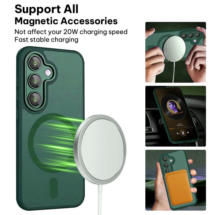 For Samsung Galaxy S26+ 5G XDcase Skin Feel Magnetic Frosted Phone Case with Lens Film