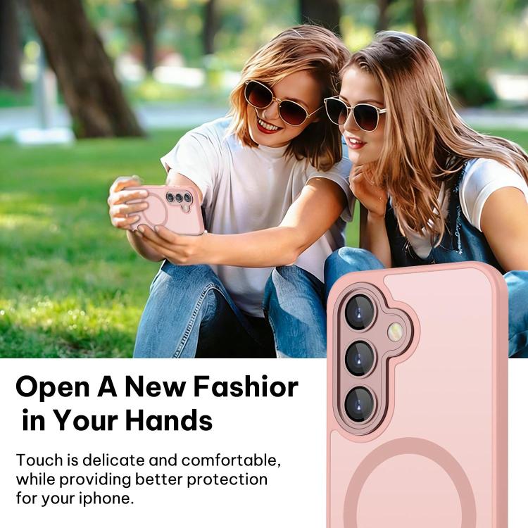 For Samsung Galaxy S26+ 5G XDcase Skin Feel Magnetic Frosted Phone Case with Lens Film