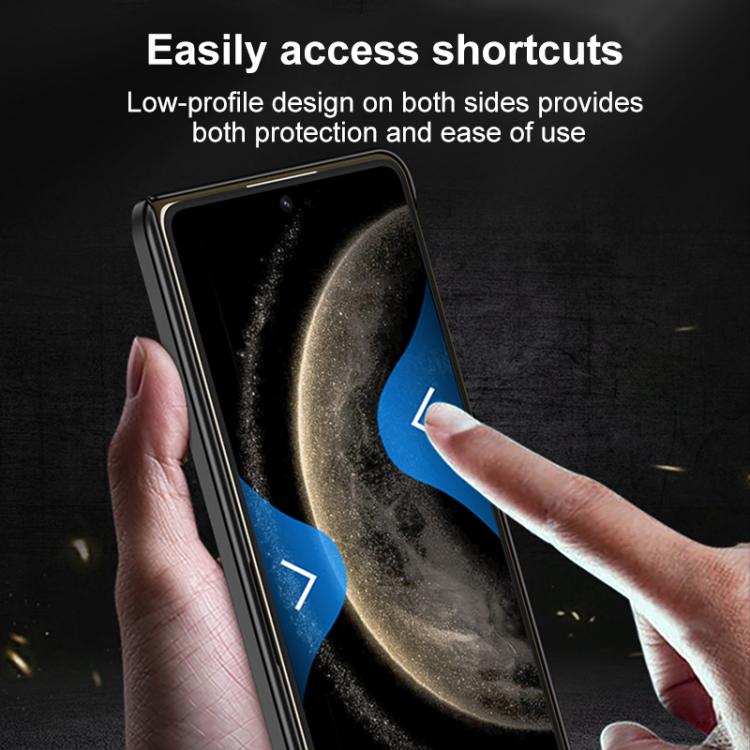 For Huawei Mate X6 GKK Dual Center Magnetic Full Coverage Phone Case with Magnetic Rotating Holder