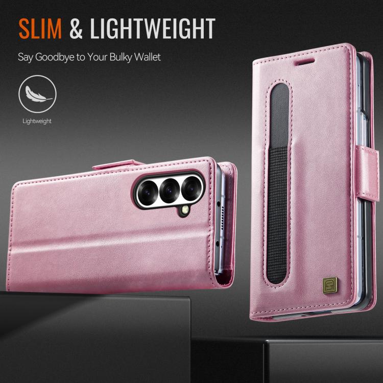 For Samsung Galaxy Z Fold7 5G AutSpace A11 Side Buckle MagSafe Magnetic RFID Phone Leather Case