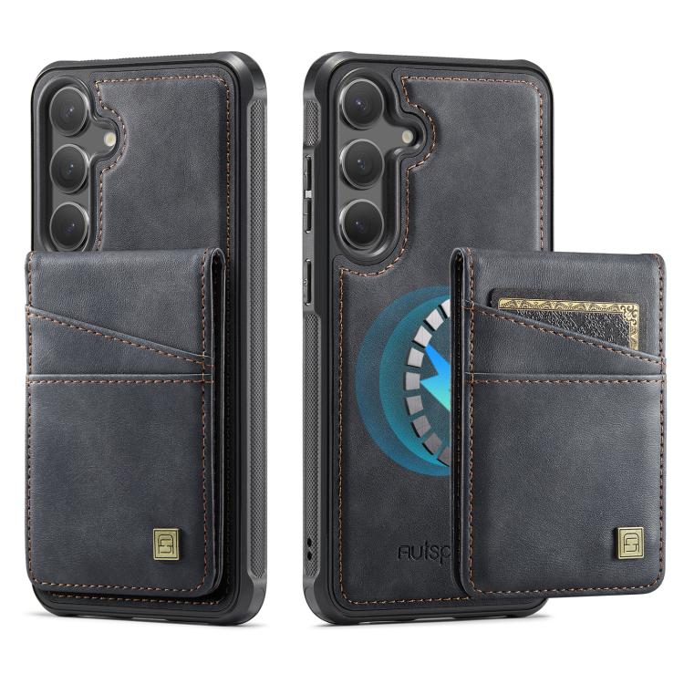 For Samsung Galaxy S26 5G AutSpace A12 MagSafe Magnetic RFID Card Bag Phone Case