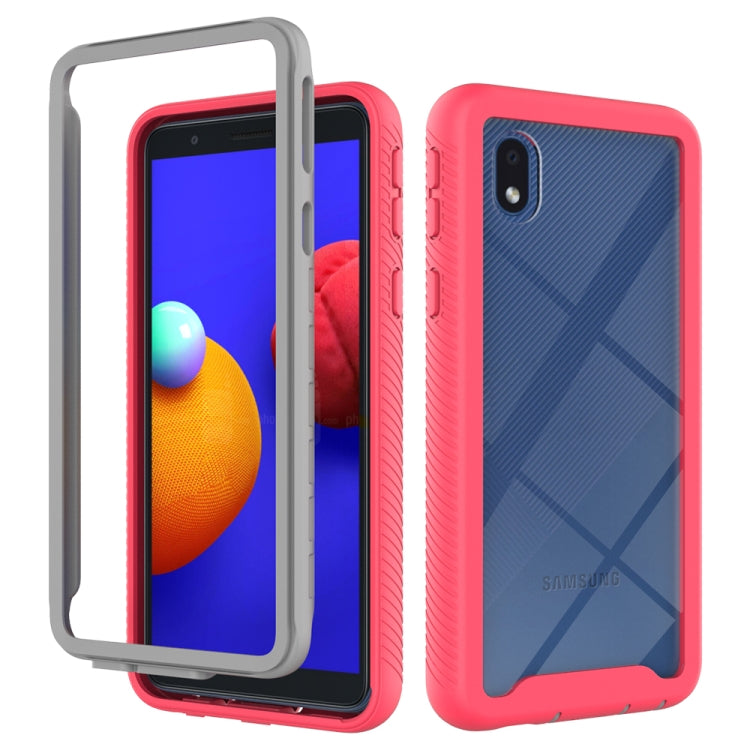 For Samsung Galaxy A01 Core / M01 Core Starry Sky Solid Color Series Shockproof PC + TPU Protective Case