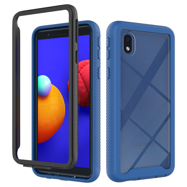 For Samsung Galaxy A01 Core / M01 Core Starry Sky Solid Color Series Shockproof PC + TPU Protective Case