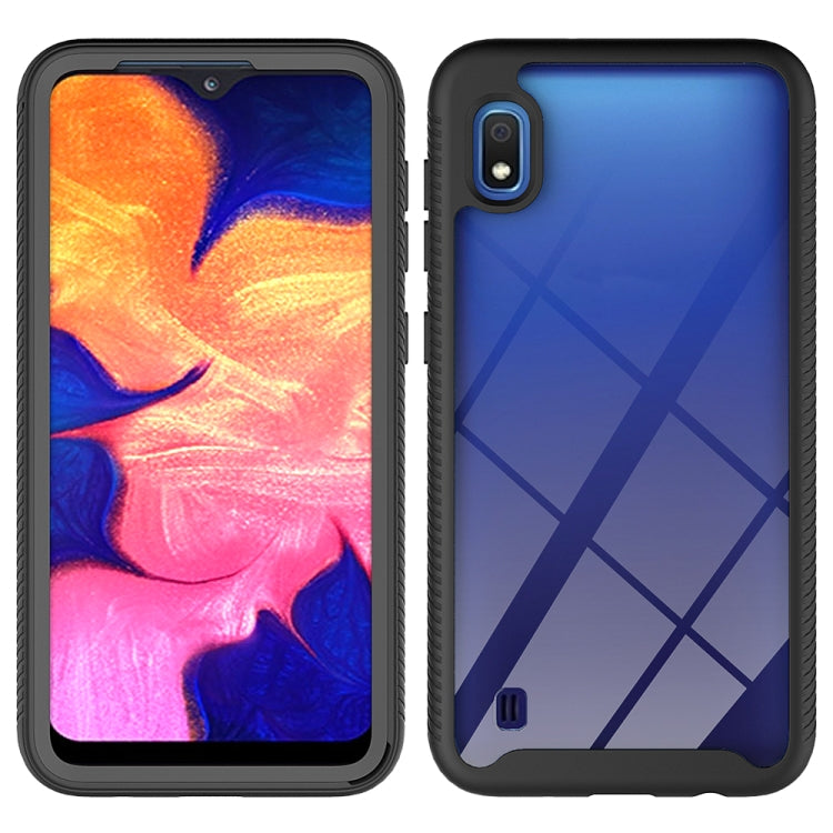 For Samsung Galaxy A10 Starry Sky Solid Color Series Shockproof PC + TPU Protective Case