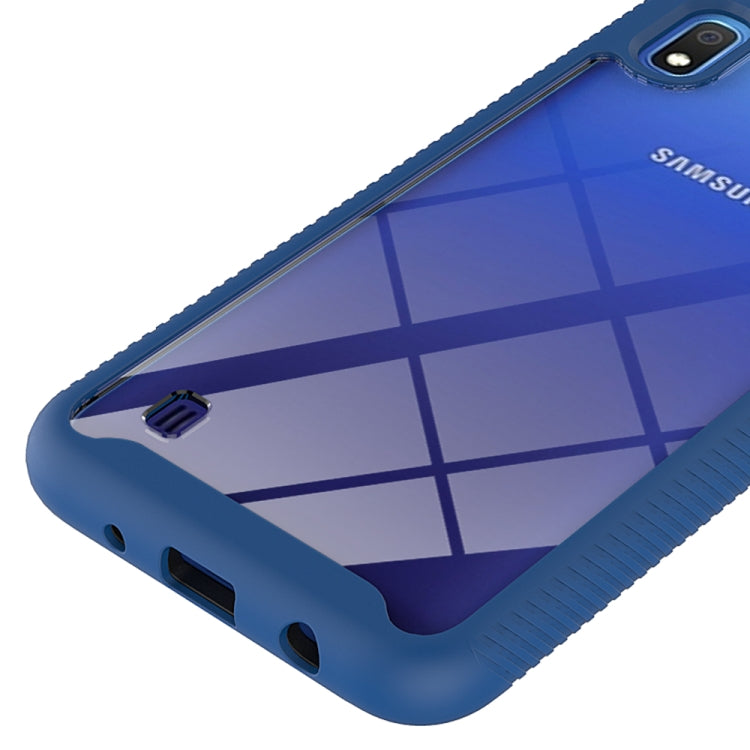 For Samsung Galaxy A10 Starry Sky Solid Color Series Shockproof PC + TPU Protective Case