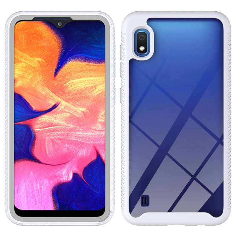 For Samsung Galaxy A10 Starry Sky Solid Color Series Shockproof PC + TPU Protective Case