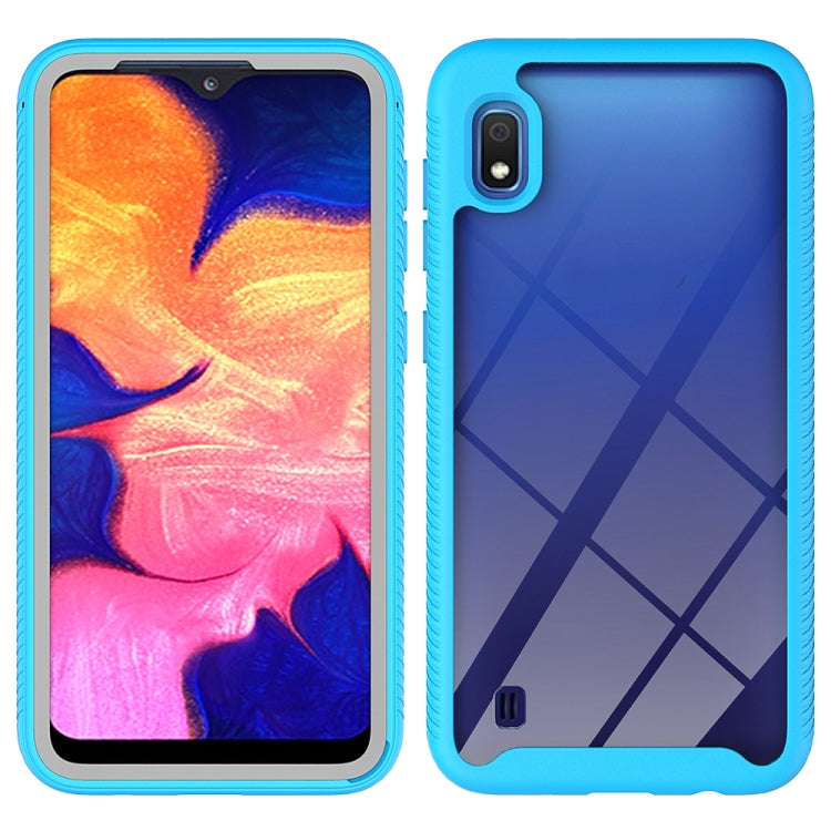 For Samsung Galaxy A10 Starry Sky Solid Color Series Shockproof PC + TPU Protective Case