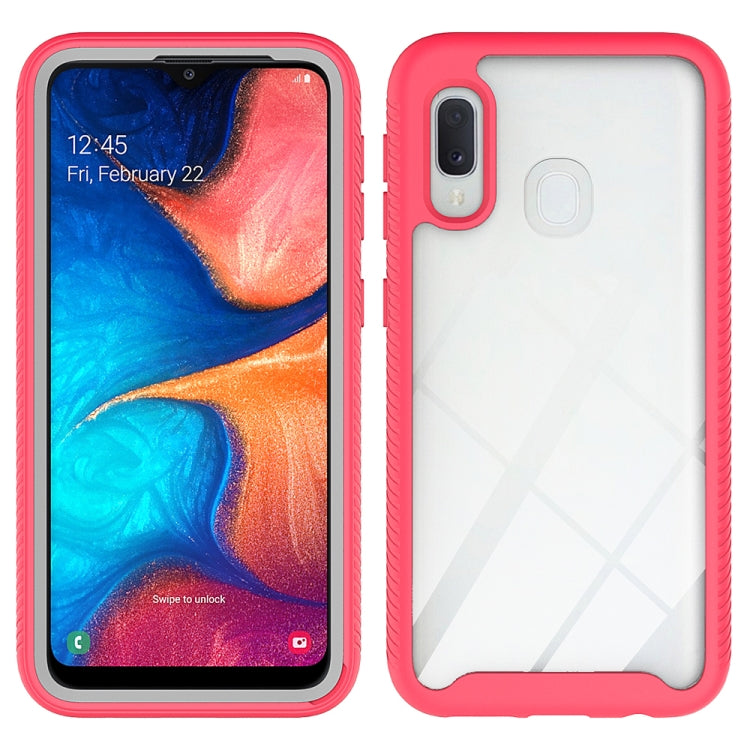 For Samsung Galaxy A20e Starry Sky Solid Color Series Shockproof PC + TPU Protective Case