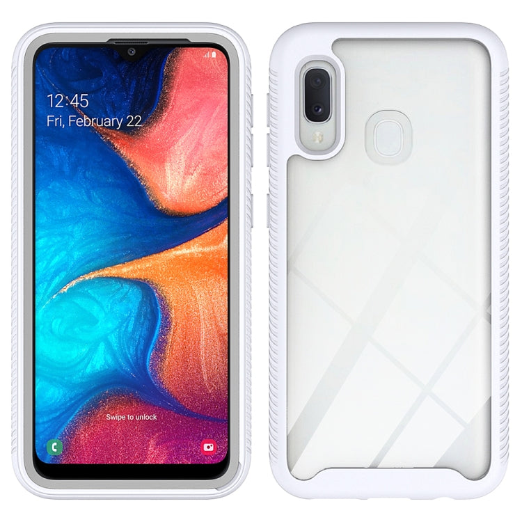 For Samsung Galaxy A20e Starry Sky Solid Color Series Shockproof PC + TPU Protective Case