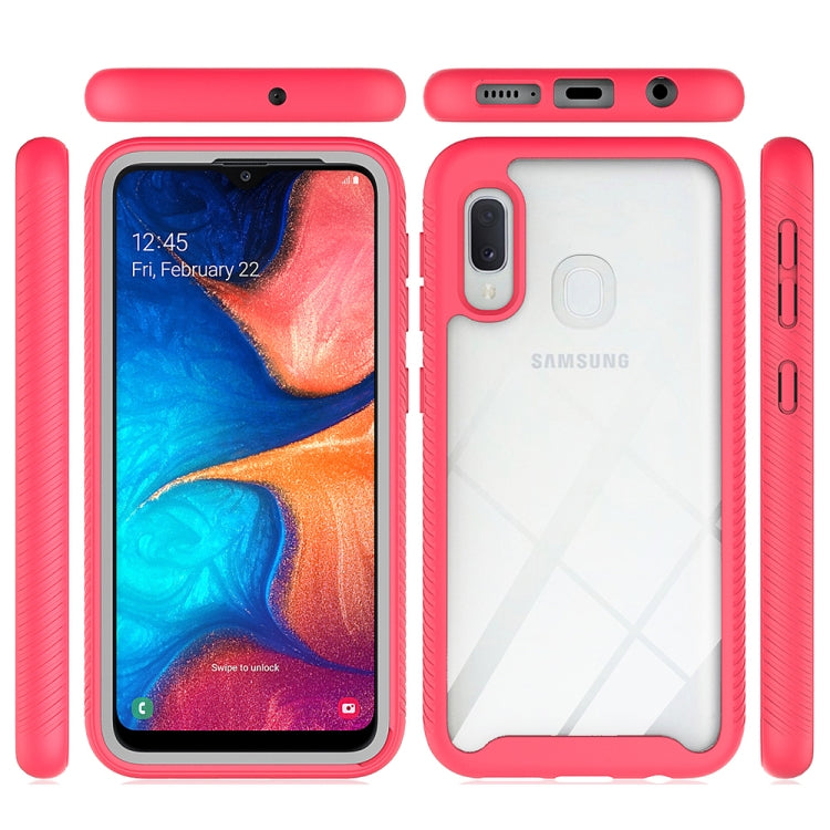 For Samsung Galaxy A20e Starry Sky Solid Color Series Shockproof PC + TPU Protective Case