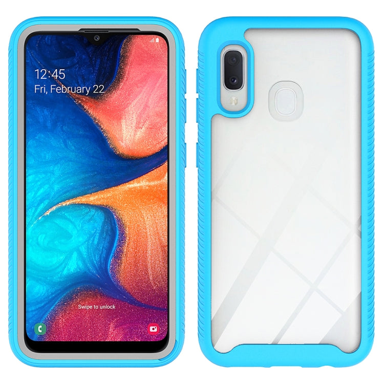 For Samsung Galaxy A20e Starry Sky Solid Color Series Shockproof PC + TPU Protective Case