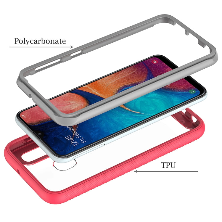 For Samsung Galaxy A20e Starry Sky Solid Color Series Shockproof PC + TPU Protective Case
