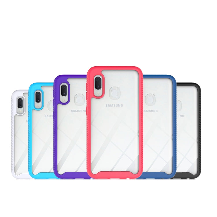 For Samsung Galaxy A20e Starry Sky Solid Color Series Shockproof PC + TPU Protective Case
