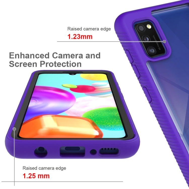 For Samsung Galaxy A41 Starry Sky Solid Color Series Shockproof PC + TPU Protective Case