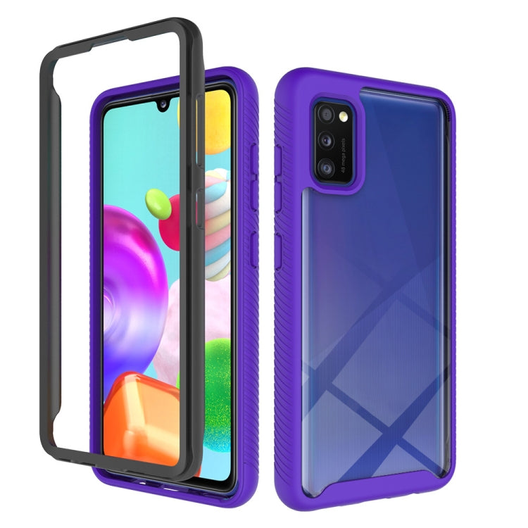 For Samsung Galaxy A41 Starry Sky Solid Color Series Shockproof PC + TPU Protective Case
