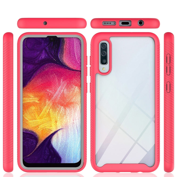 For Samsung Galaxy A50 Starry Sky Solid Color Series Shockproof PC + TPU Protective Case