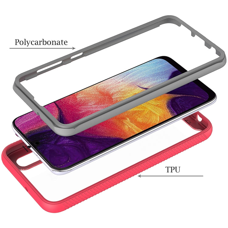For Samsung Galaxy A50 Starry Sky Solid Color Series Shockproof PC + TPU Protective Case