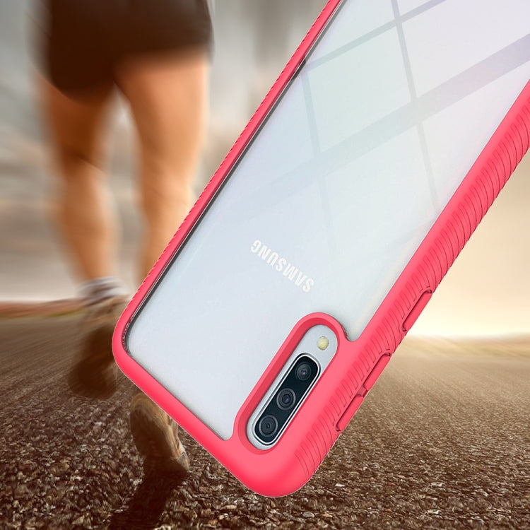 For Samsung Galaxy A50 Starry Sky Solid Color Series Shockproof PC + TPU Protective Case